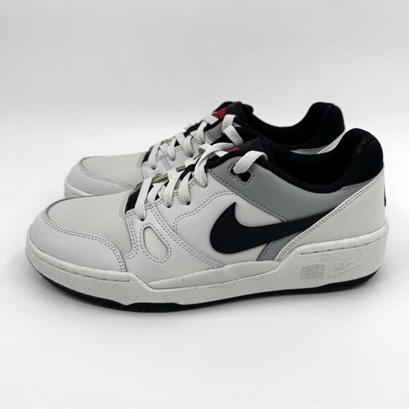 Nike Full Force Low Lifestyle Shoes White Black Pewter Sail FB1362-002 Mens 8